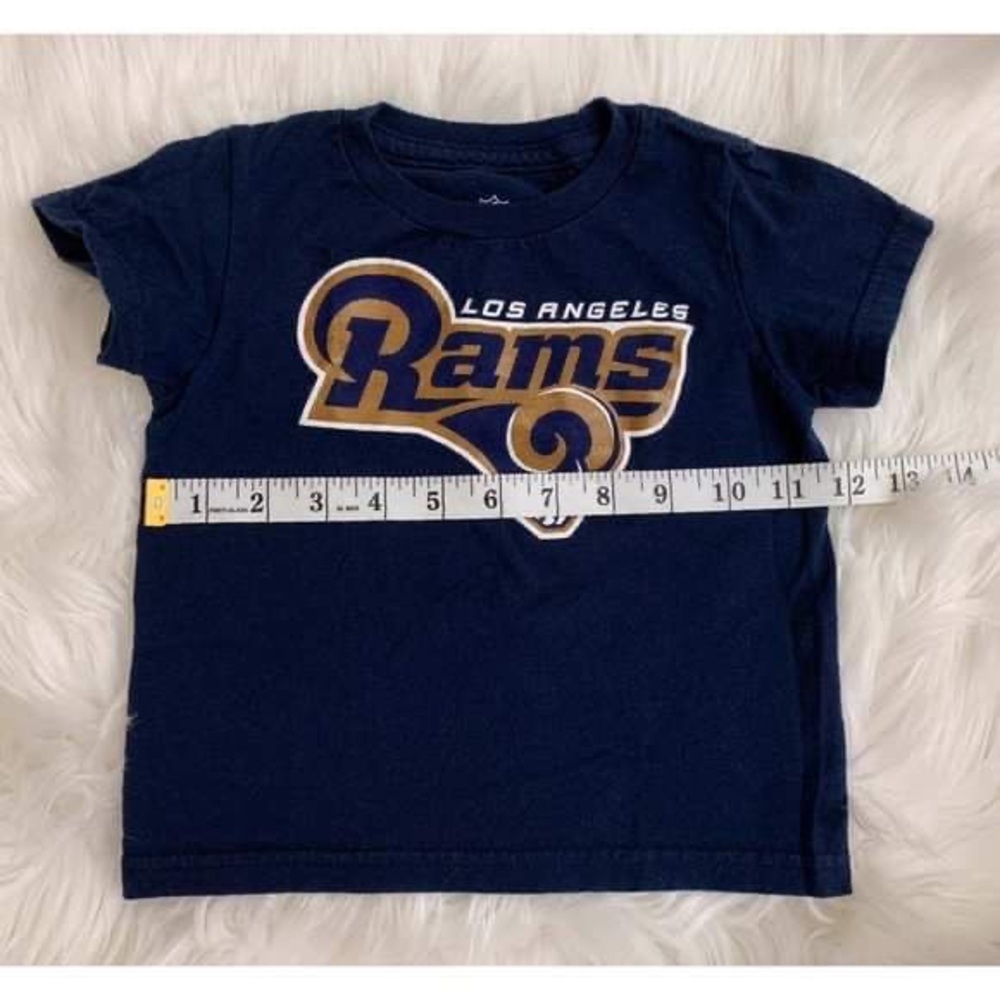 NFL Los Angeles RAMS Short Sleeves Logo Tee - Picture 7 of 7